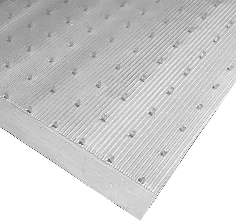 Photo 1 of  Clear Vinyl Plastic Floor Runner/Protector for Low Pile Carpet - Skid-Resistant