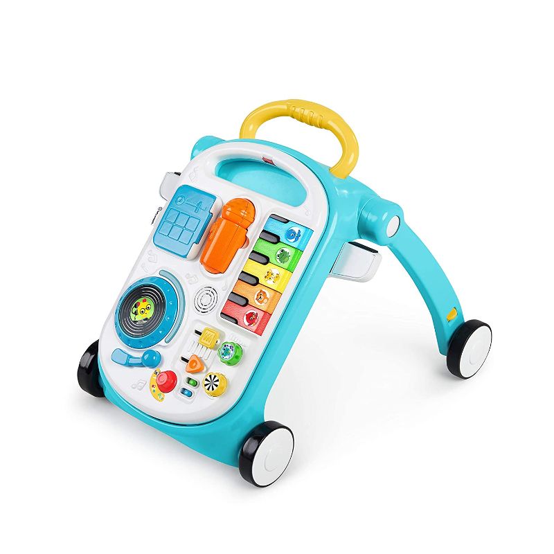 Photo 1 of Baby Einstein Musical Mix ‘N Roll 4-in-1 Push Walker, Activity Center, Toddler Table and Floor -Toy for 6 Months+, Blue
