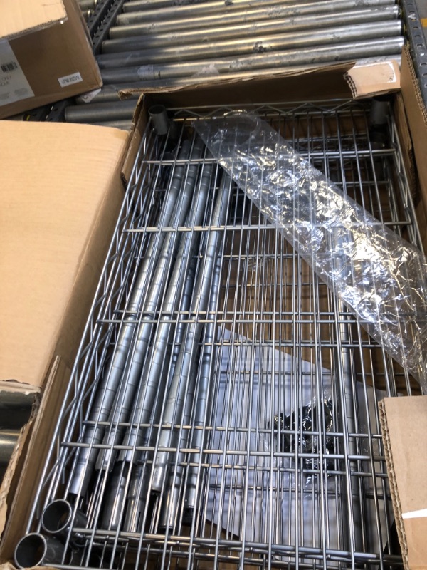 Photo 1 of 5 tier metal rack 23"x13.5"