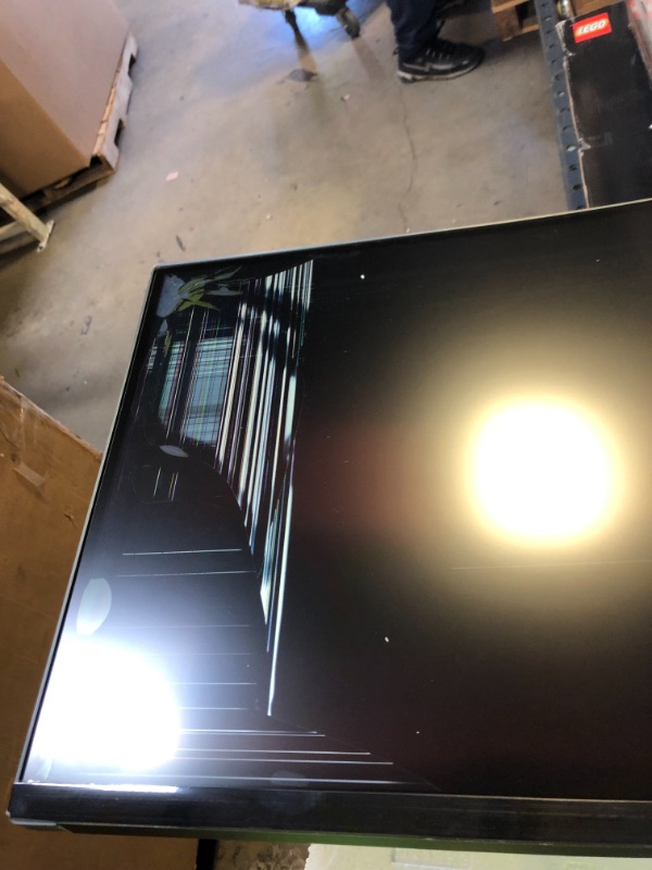 Photo 7 of Samsung CJ890 Series 49" Super Ultra-Wide 1800R Curved Business Monitor, 32:9 144Hz, 2xUSB Type-C, DP, HDMIx2, Tilt, Swivel, VESA Mount---the screen is internally cracked 