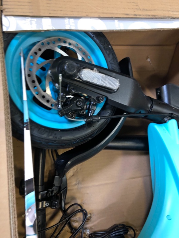 Photo 5 of Jetson LX10 Electric Ride-On, 260 Lb., Weight Limit, Ages 12+, Blue, 10 In. Wheel, 250-Watt Motor, Foldable, Head Light, Twist Throttle, Hand Brake, Top Speed: 15.5 MPH, 4 Hour Charge Time
