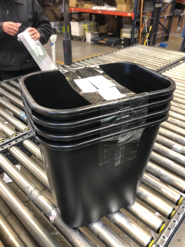 Photo 1 of 4 15" tall office trash cans 