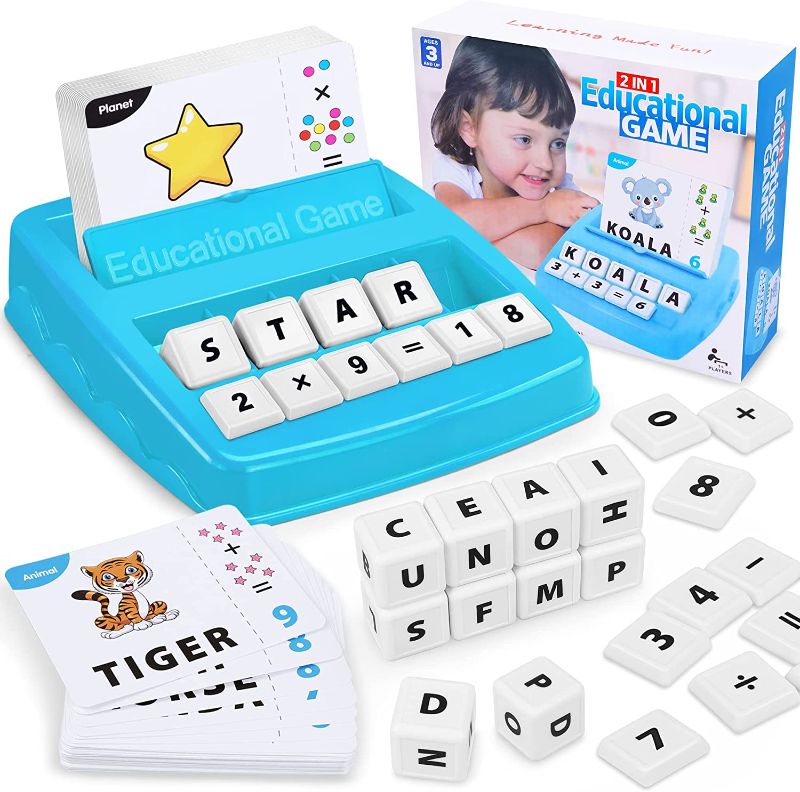 Photo 1 of Educational Matching Letter Game, Sight Word Games, Interactive Game Toys. for Kids Toys Educational Learning Toys for Boys Girls Birthday Party Gifts for 3 4 5 6 Year Olds *Factory sealed 
