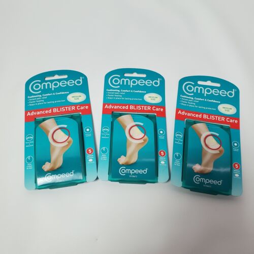 Photo 1 of "New" Lot of 3 Compeed Advanced Blister Care Medium Cushions 3 Count 
