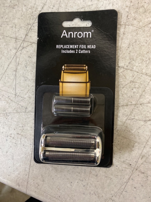 Photo 2 of Anrom Replacement Blade Shaver Head Knife net Set for BaBylissPRO Cordless Metal Double Foil Shaver FXFS2 / Replacement Blade?1set?
