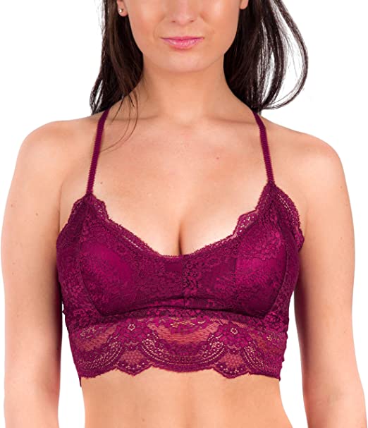 Photo 1 of AFLUXE Women's Lace Padded Bralette Two Size
S/M
