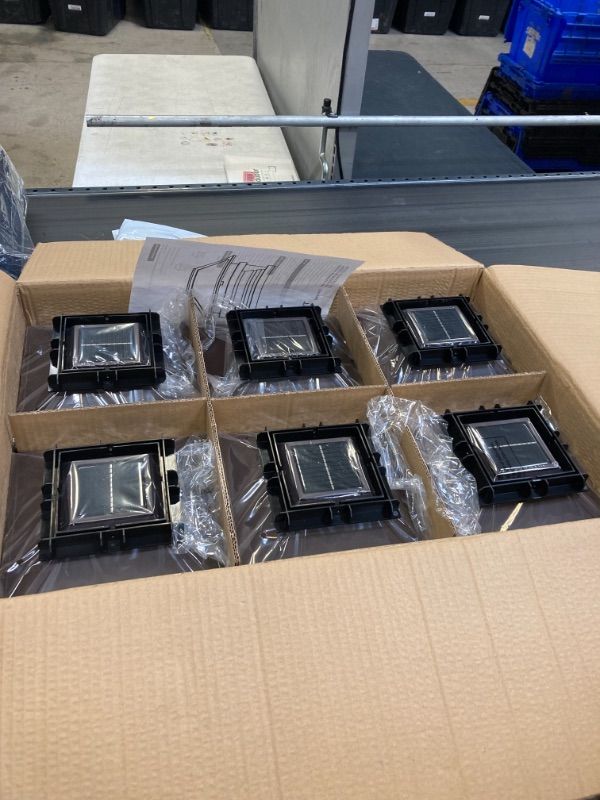 Photo 3 of Green Lighting 12 Pack Modern Minka Solar Powered 20 Lumen LED Post Cap Light for 4x4 or 5x5 Posts (Bronze)
 ***FACTORY SEALED***