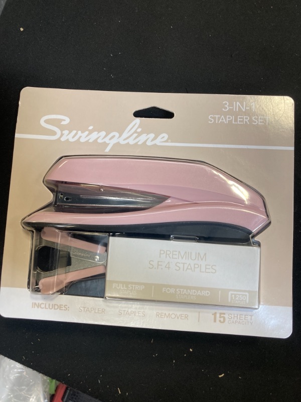 Photo 2 of Swingline® Standard Stapler Value Pack (Premium Staples & Remover Included), 15 Sheet Capacity, Black (54567)