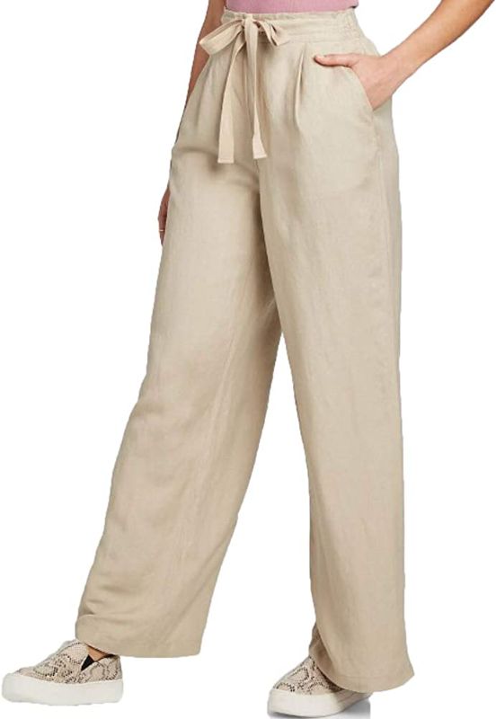 Photo 1 of A New Day Women's Mid Rise Wide Leg Pull On Pants -
16