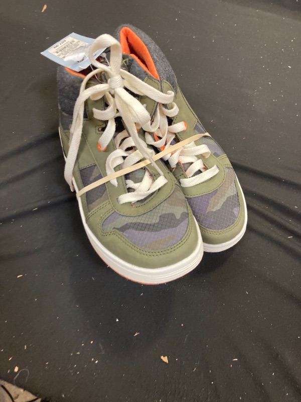 Photo 1 of Boys' Lace-up Ledger Sneakers - Cat & Jack Olive 1, Green
