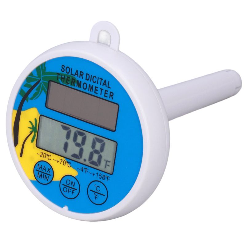 Photo 1 of  Digital Solar Thermometer,Solar Thermometer Minimum Maximum Water Temperature Display Digital Thermometer For Swimming Pool,Solar Pool Thermometer
