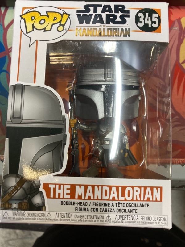 Photo 2 of Funko Pop! Star Wars: The Mandalorian - The Mandalorian (Final) Vinyl Bobblehead
