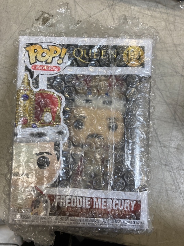 Photo 2 of Funko Pop! Rocks: Freddie Mercury King Multicolor, 3.75 inches
