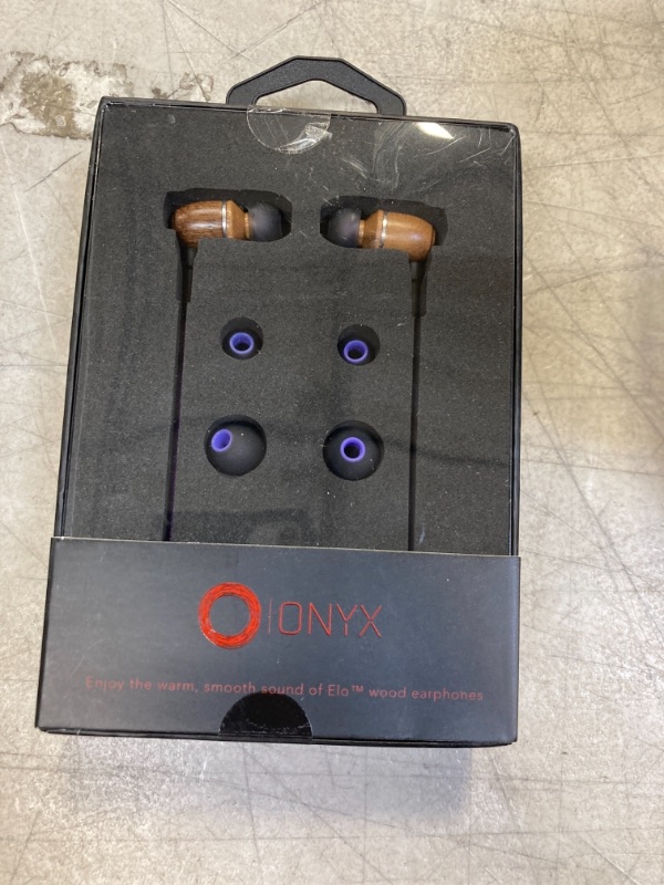 Photo 2 of Onyx Noise Cancelling in-Ear Wired Headphones with Mic, 3.5mm Plug Compatible with iPhones, iPads, Android Phones, Computers & Laptops (Purple)
