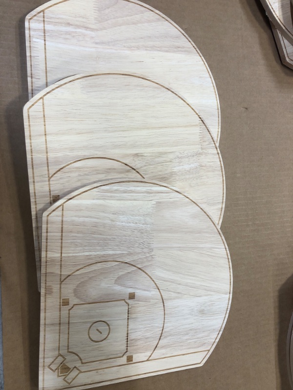 Photo 1 of 1ct Charcuterie Board / Cheese Board : Baseball Field 3 BOARD 