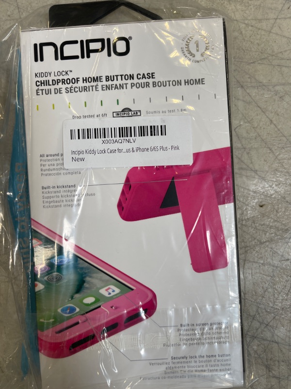 Photo 3 of Incipio Kiddy Lock Case for iPhone 7 Plus & iPhone 6/6S Plus - Pink
