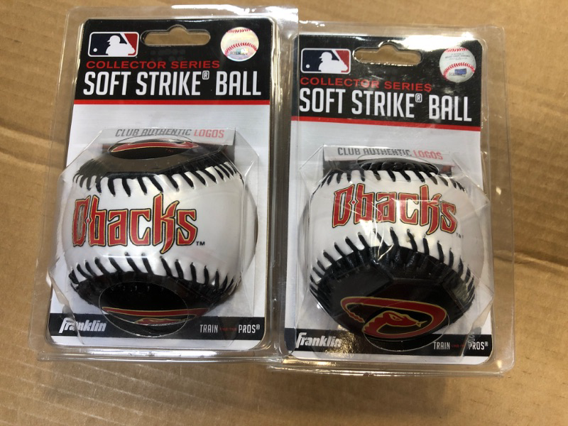 Photo 2 of 2 pcs MLB Arizona Diamondbacks Soft Strike Baseball