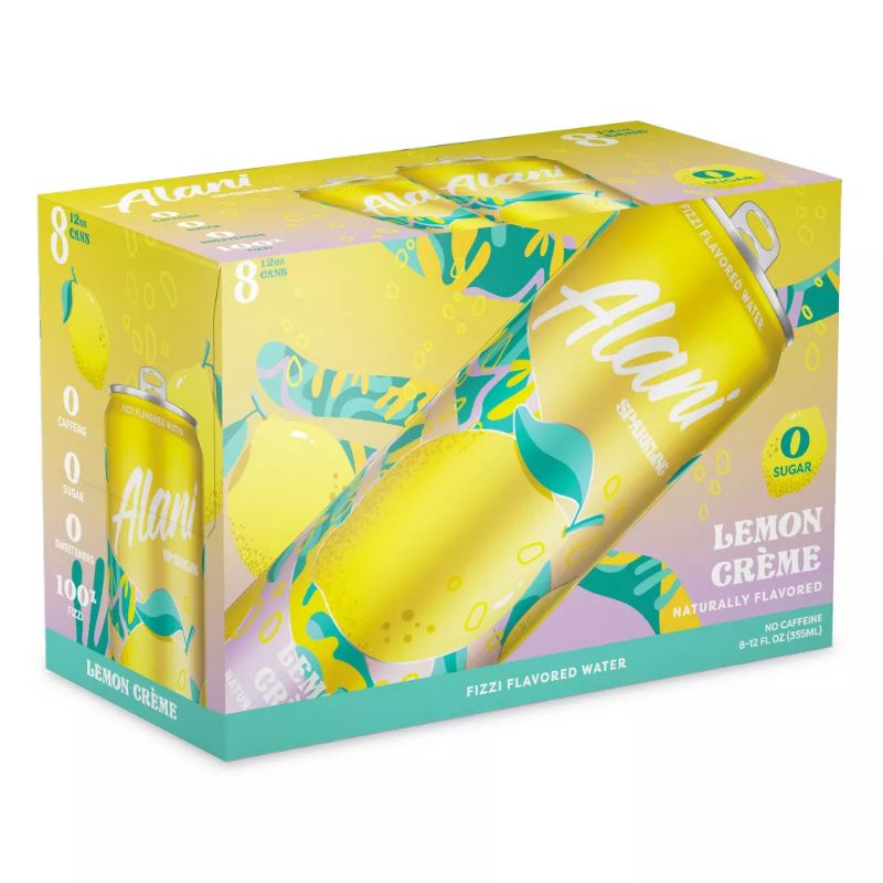 Photo 1 of Alani Lemon Crème Sparkling Water - 8pk/12 fl oz Cans  -- BB 11/30/2022 --

