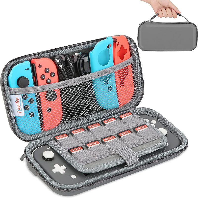 Photo 1 of Carrying Case Compatible with Nintendo Switch Lite ,Portable Protective Case for Switch Lite with Storage for Nintendo Switch Lite Console and Accessories?Grey?
