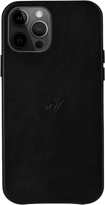 Photo 1 of Bullstrap Premium Leather Phone Case Compatible with Apple iPhone 12/12 Pro, Black Edition Leather
