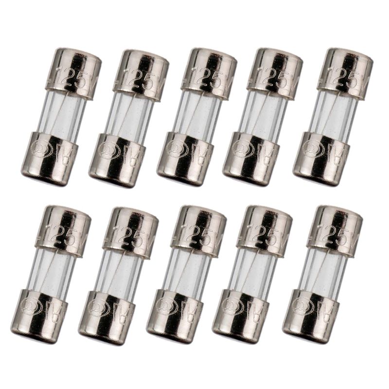 Photo 1 of BOJACK F3AL125V 3.6x10 mm 3A 125V fuses 0.14x0.39 Inch 3 amp 125 Volt Fast-Blow Glass Fuses(Pack of 10 Pcs)  -- 2 COUNT -
