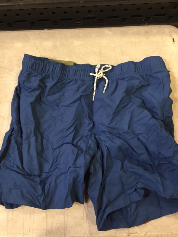 Photo 2 of Men's 7" Swim Trunks - Goodfellow & Co Blue M