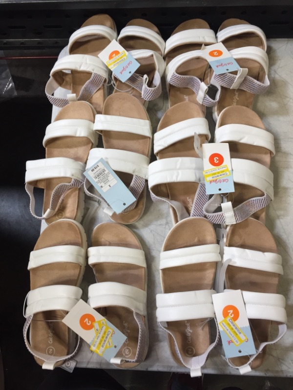 Photo 1 of BAG LOT -- KIDS SHOES SIZE 2/3 6 PAIRS 