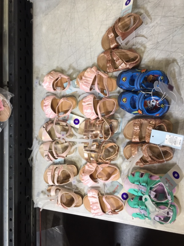 Photo 1 of BAG LOT -- KIDS SHOES SIZE 6 10 PAIRS 