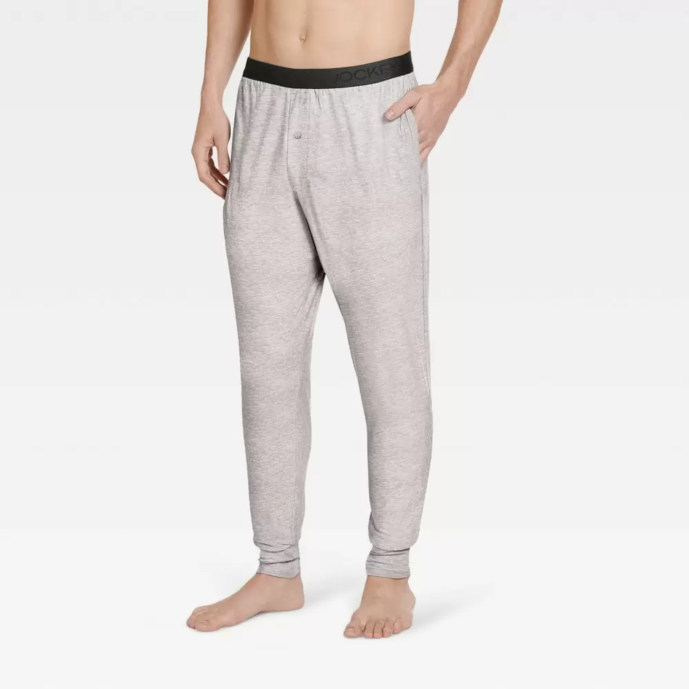 Photo 1 of  Jockey Generation Men's Solid Jogger Pajama Pants - Heathered Gray XL