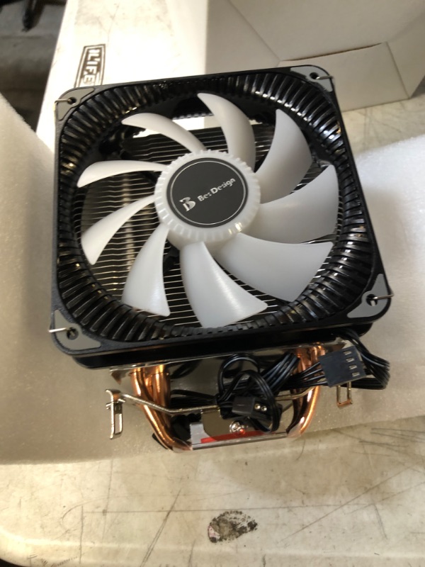 Photo 3 of BesDesign 4 Heat Pipe CPU Fan Cooler Tower Radiator (ARGB)
