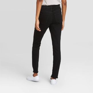 Photo 2 of 
Women's Mid-Rise Skinny Jeans - Universal Thread™ Black size 8