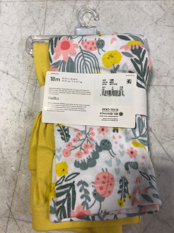 Photo 1 of Baby Girls' 2pk Floral Pants - Just One You® Made by Carter's size 18M