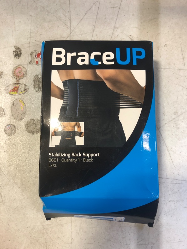 Photo 2 of Back Brace by BraceUP for Men and Women - Breathable Waist Lumbar Lower Back Support Belt for Sciatica