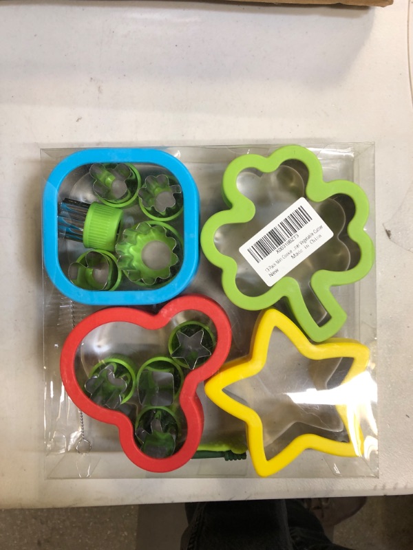 Photo 2 of 13 Pack Mini Cookie Cutters Fruit Cutters Shapes Pastry Cutter Vegetable Cutter
