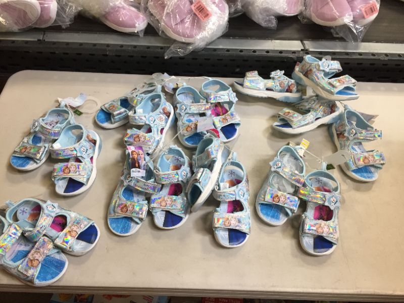 Photo 2 of 9 pack Toddler Girls' Disney Frozen Adventure Ankle Strap Sandals
various sizes