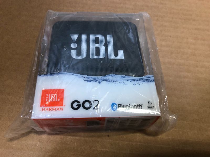 Photo 4 of JBL GO2 - Waterproof Ultra-Portable Bluetooth Speaker - Black
