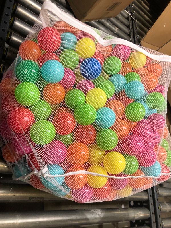 Photo 2 of BalanceFrom 23Inch Phthalate Free BPA Free NonToxic crush Proof Play Balls Pit Balls 6 Bright col