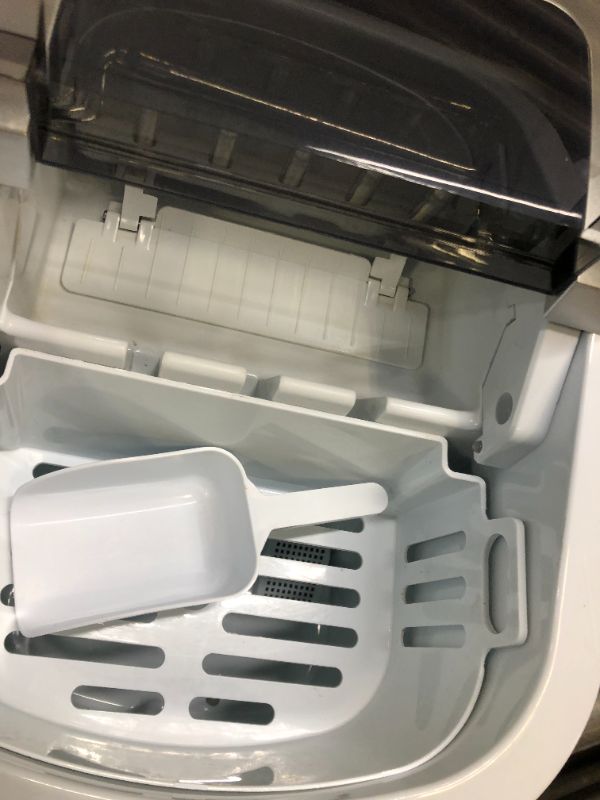 Photo 3 of Frigidaire EFIC189-Silver Compact Ice Maker, 26 lb per Day, Silver