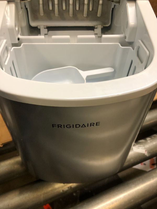 Photo 2 of Frigidaire EFIC189-Silver Compact Ice Maker, 26 lb per Day, Silver