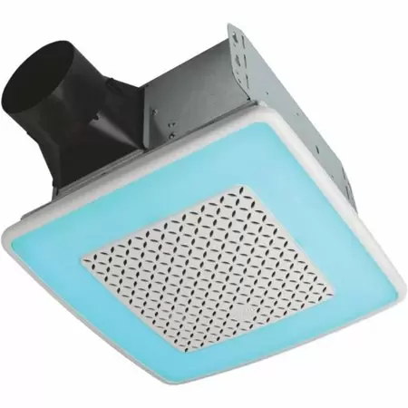 Photo 1 of Broan NuTone AER110RGBL Chroma Comfort 110 CFM Ventilation Fan w Selectable LED
