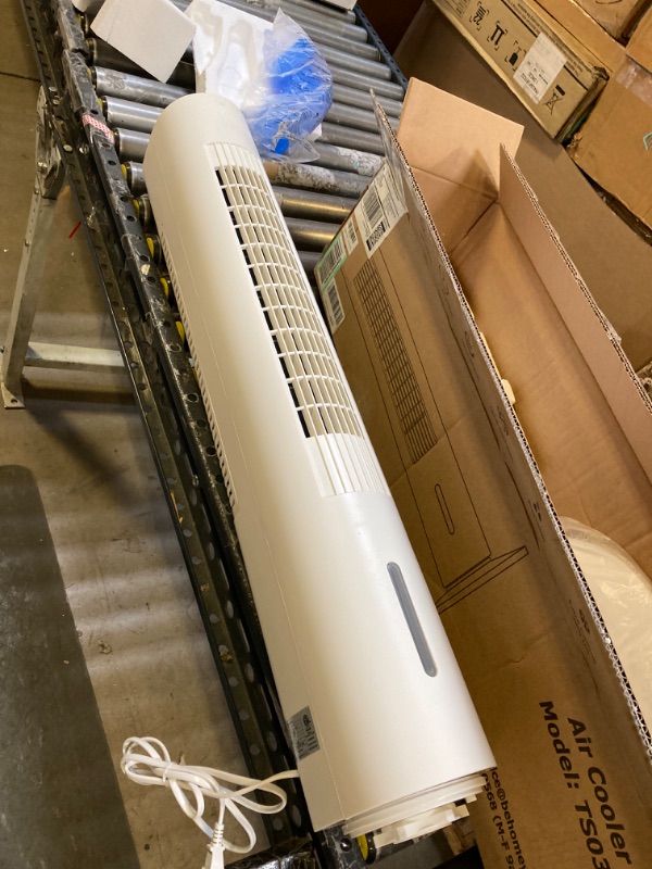 Photo 1 of BREEZEWELL 3-IN-1 Evaporative Air Cooler, 35'' Evaporative Cooler for Room with 20ft Remote Control, 60° Oscillation, 7H Timer Swamp Cooler, 4 Ice Packs, Portable Air Conditioner for Home & Office
