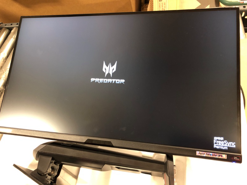 Photo 3 of Acer Predator XB283K KVbmiipruzx 28" UHD 3840 x 2160 Agile-Splendor IPS Gaming Monitor | AMD FreeSync Premium/G-SYNC Compatible | 144Hz | 1ms | TUV/Eyesafe | 1xUSB Type-C, 1xDP 1.4, 2xHDMI 2.1 & 4xUSB