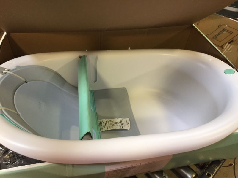 Photo 2 of 4-in-1 Grow-with-Me Bath Tub by Frida Baby Transforms Infant Bathtub to Toddler Bath Seat with Backrest for Assisted Sitting in Tub
