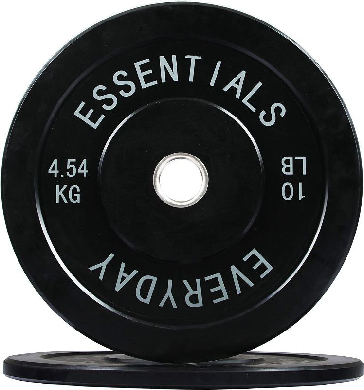 Photo 1 of 10lb BalanceFrom Everyday Essentials Color Coded Olympic Bumper Plate