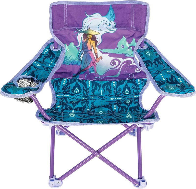 Photo 1 of Disney Raya Camp Chair for Kids Portable Camping Fold N Go Chair with Carry Bag 