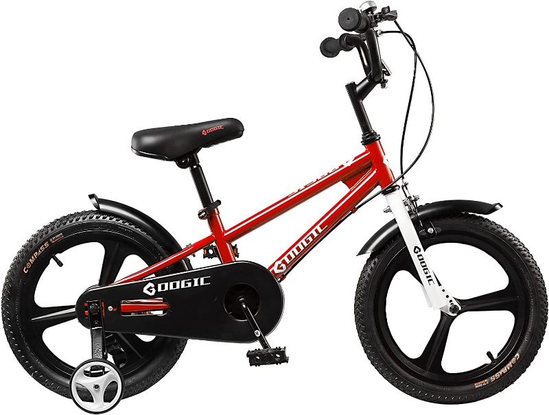 Photo 1 of GOOGIC Kids Bike for 3-7 Years Boys and Grils Bicycles,16 inch Bike for Kids with Dual Handbrakes,Training Wheels
