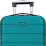 Photo 1 of Wrangler Hardside Carry-On Spinner Luggage, Teal, 20-Inch