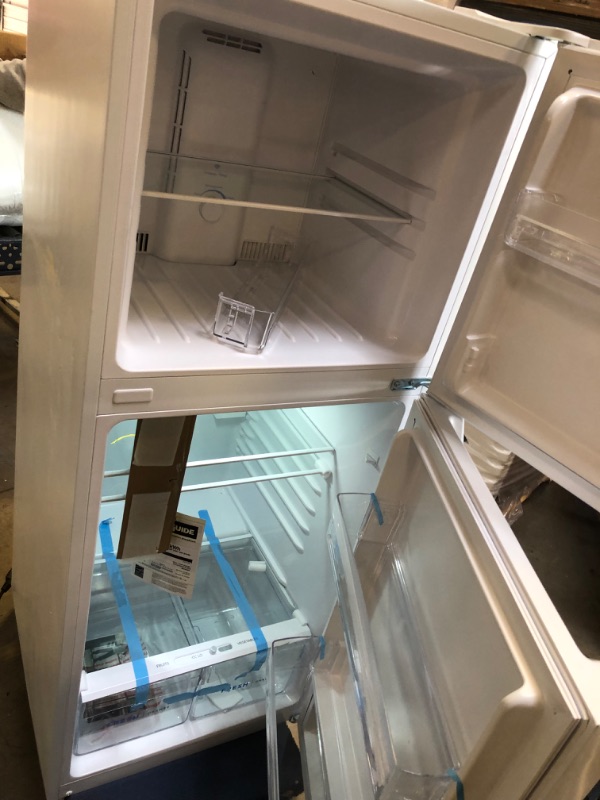 Photo 3 of Frigidaire - 10.1 Cu. Ft. Top-Freezer Refrigerator - White
