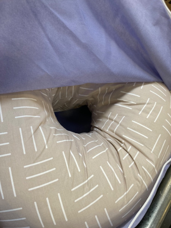 Photo 1 of Boppy Organic Nursing Pillow and Positioner | Sand Criss Cross 