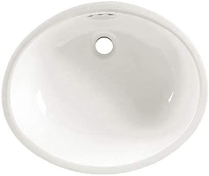 Photo 1 of American Standard 0497.221.020 Ovalyn 19-Inch Basin Undercounter Sink with Front Overflow, White
